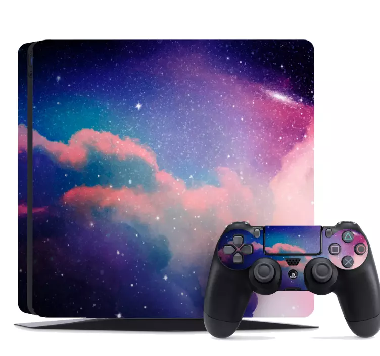 Autocolante Skin para ps4 Estrelas galácticas - TenStickers
