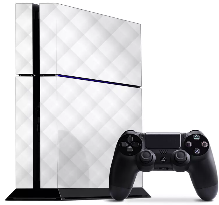 Autocolante Skin para ps4 Fundo branco clássico - TenStickers