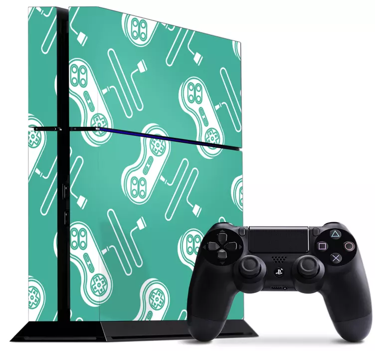 Autocolante Skin para ps4 Padrão de controladores - TenStickers