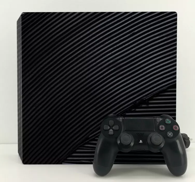 Autocolante Skin para ps4 Preto mate sólido - TenStickers