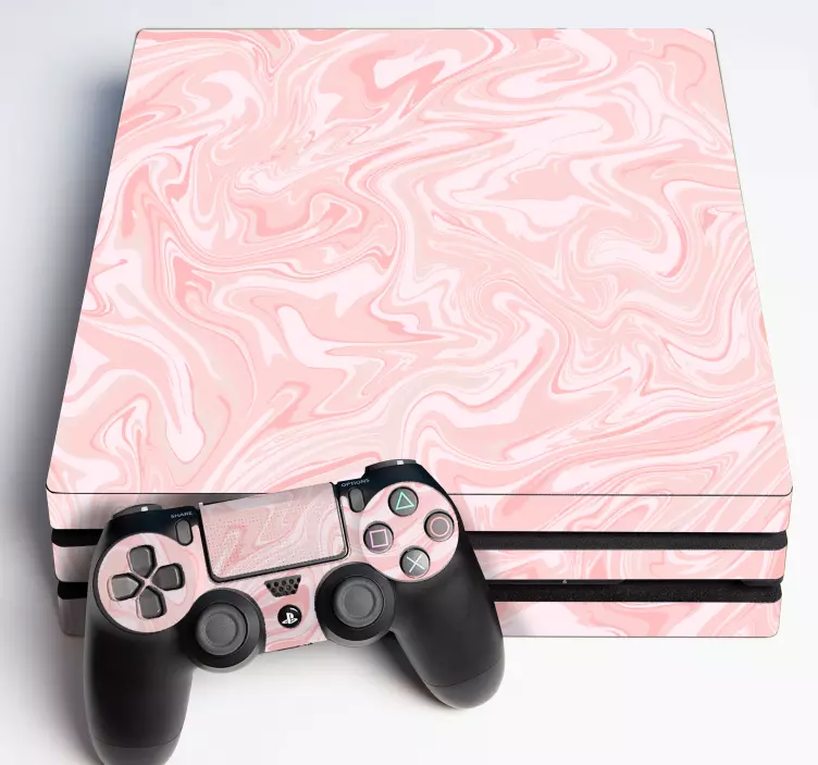 Autocolante Skin para ps4 Ps4 mármore rosa - TenStickers