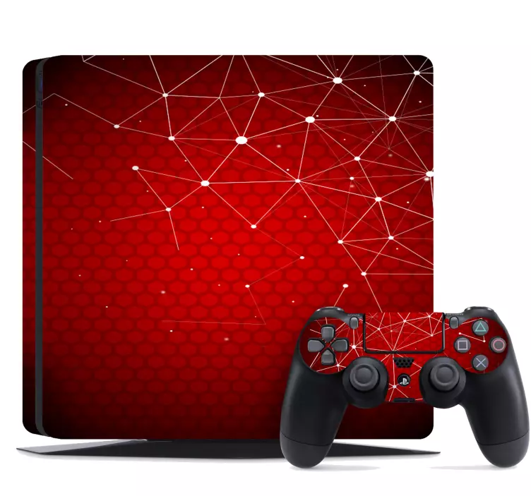 Autocolante Skin para ps4 Webslinger - TenStickers