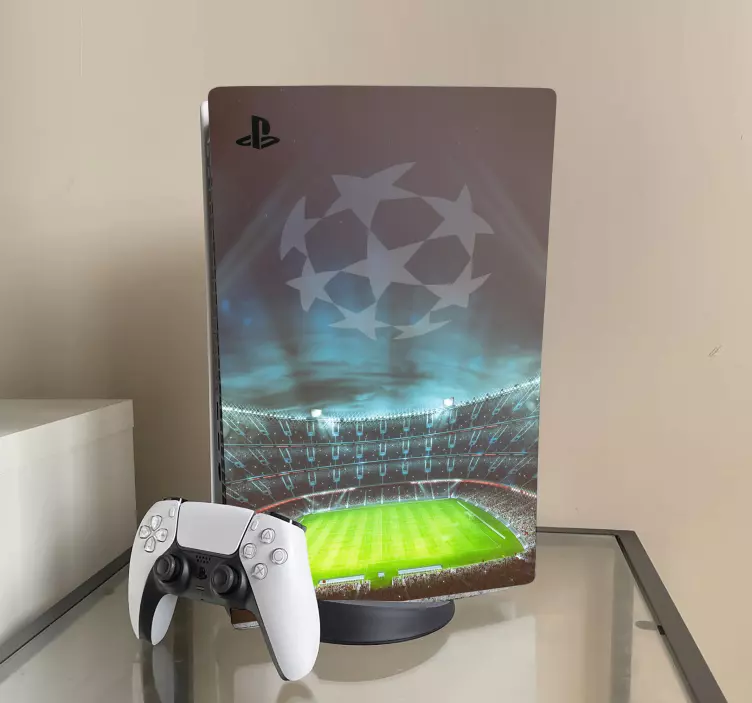 Autocolante Skin PS5 estádio de futebol dos campeões - TenStickers