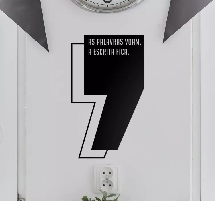 vinilo decorativo escrita fica - TenStickers