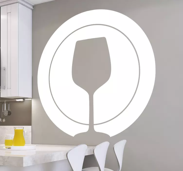 Vinis de utensílios de cozinha Vidro e prato - TenStickers