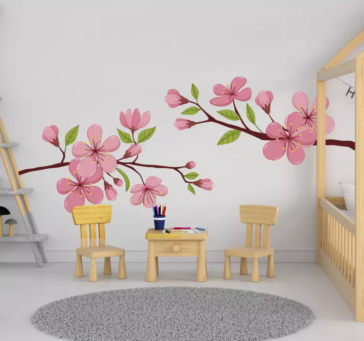 Vinis decorativos florezinhas a florir - TenStickers