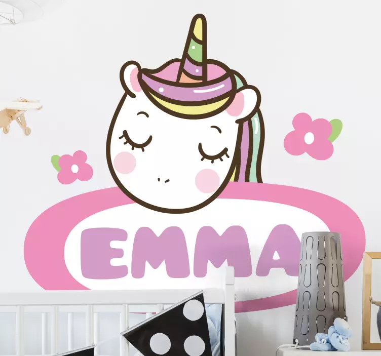 Adesivos para quarto infantil personalizável - TenStickers