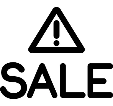 Autocolante de promoção adesivo de advertência do reino unido - TenStickers