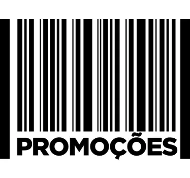 Adesivo promoções código de barras - TenStickers