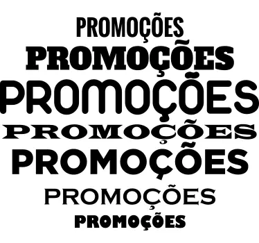Adesivo para montras promoções - TenStickers