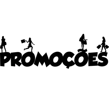 Autocolante promocões shopping - TenStickers