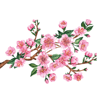 Autocolante animal ramo de flor - TenStickers