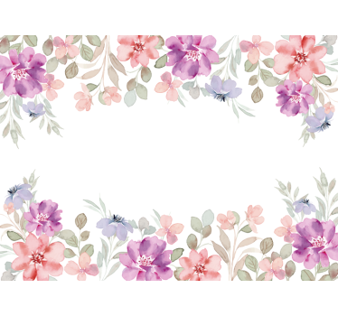 Autocolante animal composição floral - TenStickers