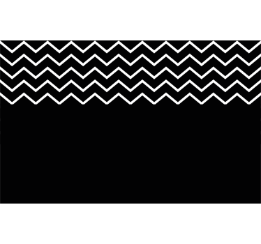 Autocolante animal padrão chevron - TenStickers