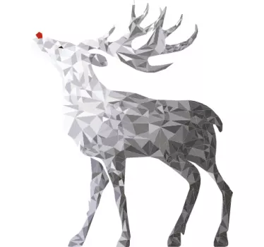 Autocolante decorativo rena natal - TenStickers