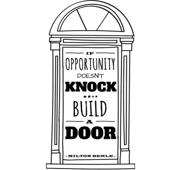 Vinil decorativo Build a Door - TenStickers