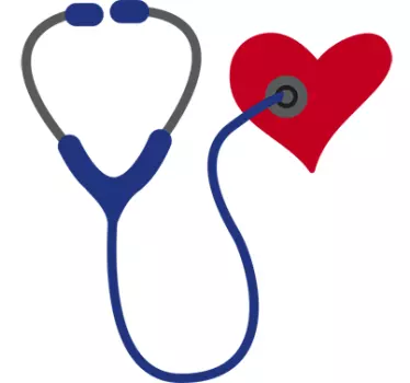 Autocolante estetoscópio de Médico - TenStickers