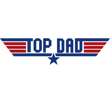 Autocolante Top Dad - TenStickers