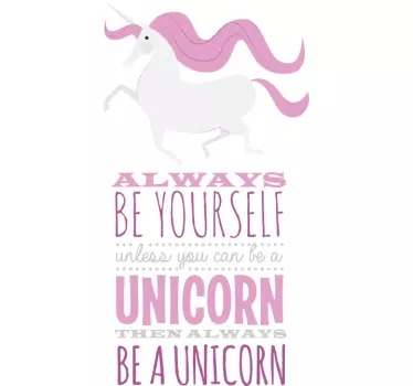 Vinil decorativo Unicorn - TenStickers