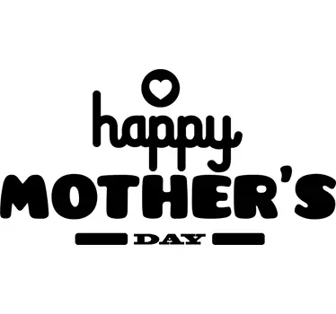 Vinil de montras happy mother day - TenStickers