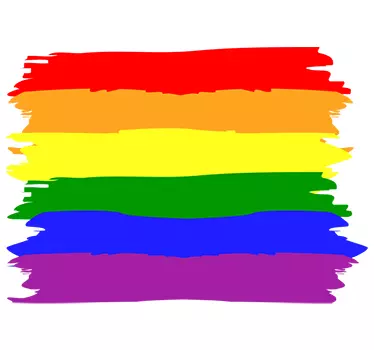 Autocolante decorativo bandeira gay - TenStickers