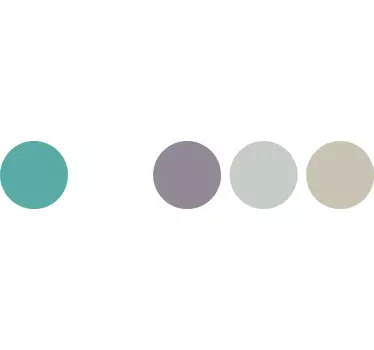 vinilo topos cinco colores - TenStickers
