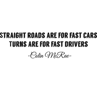 Sticker frase colin mcrae - TenStickers