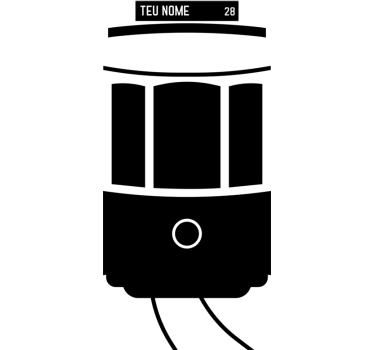 Vinil personalizável eléctrico de Lisboa - TenStickers