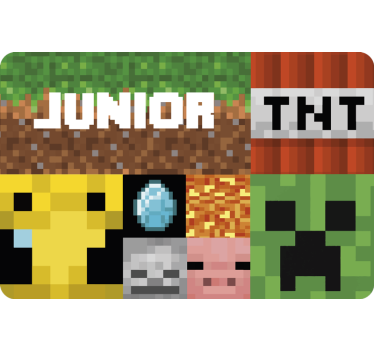Autocolante para laptop padrão geométrico de jogo - TenStickers