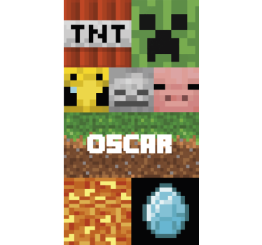 Autocolante para móveis padrão geométrico de jogo - TenStickers