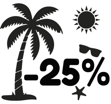 Autocolante de promoção ícones de desconto de verão - TenStickers