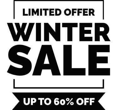 Autocolante de promoção oferta limitada de inverno - TenStickers