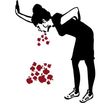 Vinil para portátil Banksy Lovesick - TenStickers