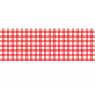 Autocolante de cozinha estilo toalha de mesa - TenStickers