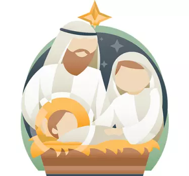 Autocolantes decorativos de Natal Natividade - TenStickers