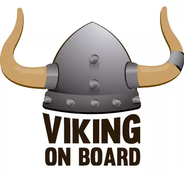 Vinil decorativo bebé a bordo Viking a bordo - TenStickers