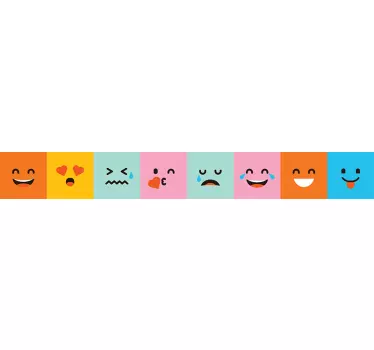Autocolantes azulejos emoções - TenStickers