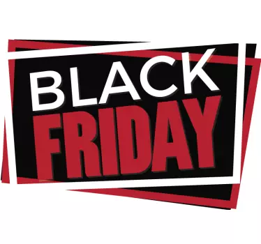 Autocolantes negócios Black Friday Etiqueta - TenStickers