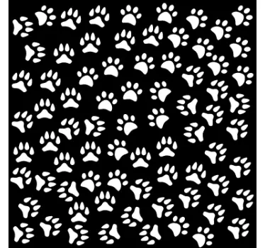 Vinil para janela pegadas de animais - TenStickers