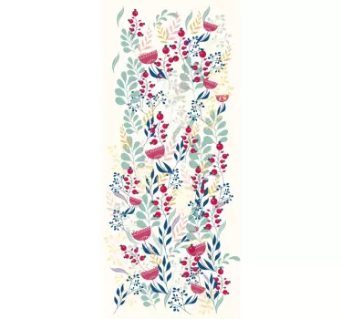 Autocolante decorativo para janela flores - TenStickers