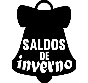 Autocolante montra Saldos de inverno - TenStickers