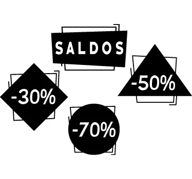 Vinil montras saldos personalizável - TenStickers