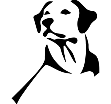 Vinil para carro Labrador Retriever - TenStickers