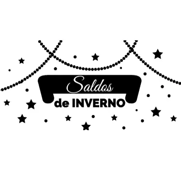 Vinil decorativo Saldos de Inverno - TenStickers