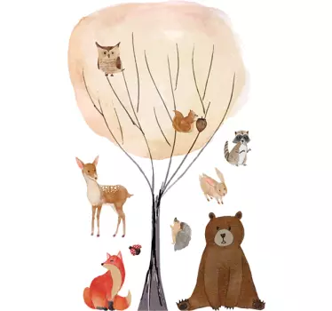 Vinil com animais selvagens Animais - TenStickers