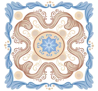 Adesivo de azulejo português - TenStickers