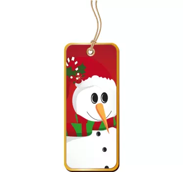 Adesivo de Natal boneco de neve - TenStickers
