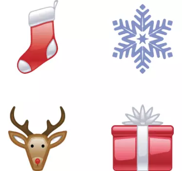 Autocolantes festividades natalicios - TenStickers