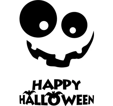 Autocolante de halloween da abóbora do dia das bruxas - TenStickers