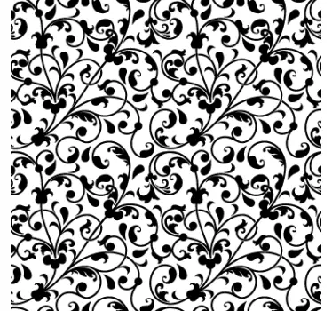 Autocolante para vidros translúcidos florais - TenStickers